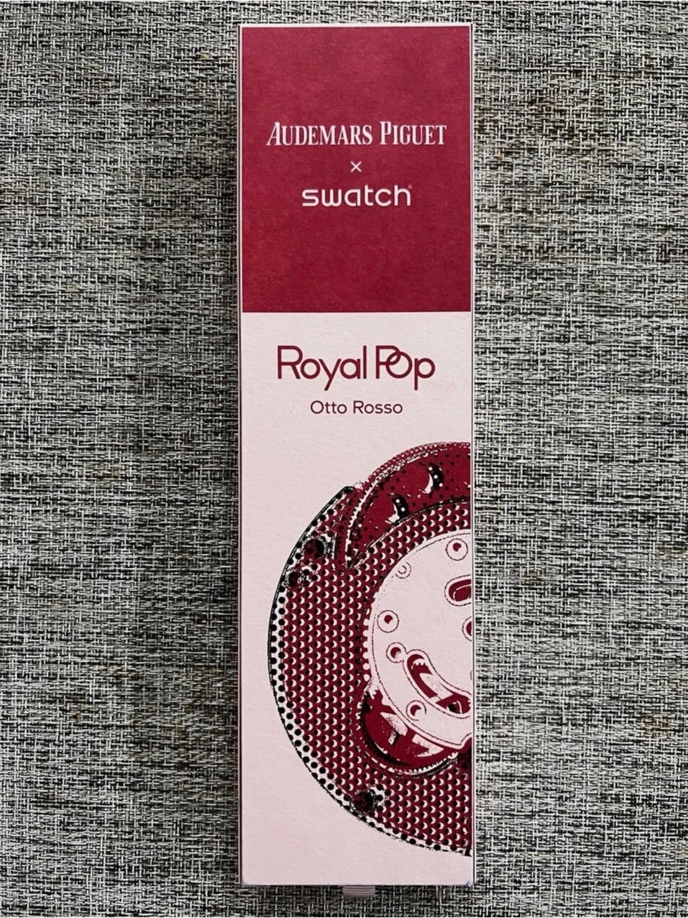 Swatch Royal Pop Pink and White Silicone Unisex Watch